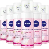 Nivea 6 mousses nettoyantes pour peaux sèches/sensibles, 150 ml