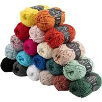 You do it Cotton Yarn, Fil + laine, Multicolore