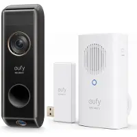 Eufy Dual 2 Pro 2K Draadloze Video Deurbel Uitbreiding inclusief verstelbare camera +