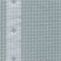 KLASEBO Bâche d'échafaudage, Filet de protection 1,10x20m, 200g/m², Translucide, Résistante