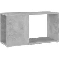 vidaXL Armoire TV gris béton 60x24x32 cm Bois composite