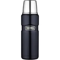 Thermos Bouteille Isotherme Stainless King, Gourde Thermos pour Café, Acier Inoxydable mat, Bleu, 47 cl, 4003256047