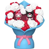 Funko POP! Sanrio Bitty POP ! Bouquet Figurine Vinyle My Melody & Kuromi (Valentine) 4 cm