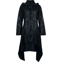 Vixxsin Manteaux de - Bailica - Gilet à Capuche - XS - 4XL - pour Femme - noir - Taille XL