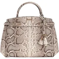 GUESS pour femme. HWKG9933060 Melinda Triple sac à main beige (OSFA), Casuel, Polyuréthane