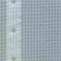 KLASEBO Bâche échafaudage 4,10 x 40 m, 200 g/m², translucide, protection échafaudage