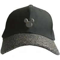 Minnie & Mickey Mouse Casquette Disney de - Mickey Pailleté - pour Unisexe - noir - Taille Standard
