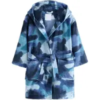 Next Peignoir bleu / bleu clair / bleu foncé