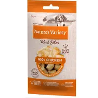 Nature’s Variety Bouchées à la viande lyophilisées Nature's Variety pour chien - poulet (20 x 20 g)