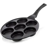 Orion | Poêle à oeufs au plat - 7 alvéoles - Antiadhésif - Ø 26 cm - Poêle - Adapté à l'induction - Lavable en machine