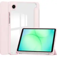 IMoshion Coque tablette rigide Trifold pour Samsung Galaxy Tab A11 Plus - Rose