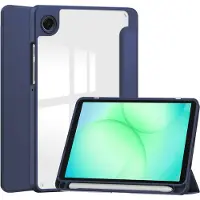 IMoshion Coque tablette rigide Trifold Samsung Galaxy Tab A11 Plus - Bleu foncé