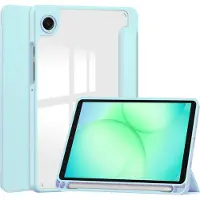 IMoshion Coque tablette rigide Trifold Samsung Galaxy Tab A11 Plus - Bleu clair