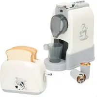 Playgo Set 2 Electrical Appilance -toaster & Coffee Maker Kitchen Set Educational Toy Blanc,Gris Enfants