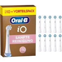 Oral-B Brosses à dents iO pack de 10, blanc Nettoyage en douceur