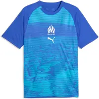 Puma Olympique Marseille 25/26 Pre Match Short Sleeve T-shirt Bleu M Homme