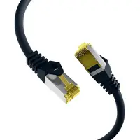 Efbe-Schott MK7001.0,15B RJ45 Patchkabel Cat.6A S/FTP LSZH Cat.7 Rohkabel schwarz