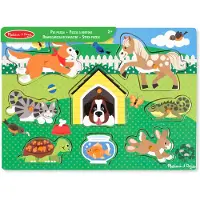 Melissa & Doug Puzzle à assembler en bois - Animaux domestiques