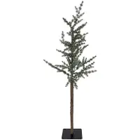 Clayre & Eef Décoration Arbre 30x30x90 cm Vert Plastique