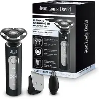 Jean Louis David Tondeuse multifonctionnelle – – Kit de toilettage 4 en 1 – 3 accessoires – Affichage numérique – Noir