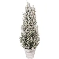 Clayre & Eef Plante artificielle Ø 27x70 cm Vert Plastique