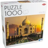 Tactic Puzzle de 1 000 pièces : Le Taj Mahal au coucher du soleil -