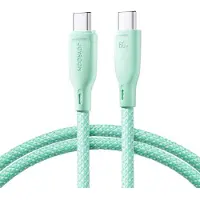 JOYROOM Cable Multi-Color Series S-A34 Usb-C / Usb-C Pd 60W 1M - Zielony