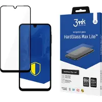 3MK Verre trempé HardGlass Max Lite Noir pour Samsung Galaxy A16 (1 pcs, Samsung Galaxy A16), Téléphone portable : film de protection, Noir, Transparent
