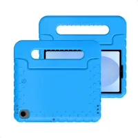 IMoshion Coque kidsproof avec poignée pour Samsung Galaxy Tab A11 / A9 8.7 pouces - Bleu