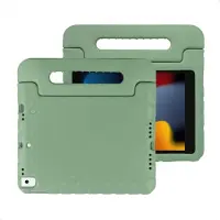 IMoshion Coque kidsproof avec poignée pour Apple iPad 9 (2021) 10.2 pouces / iPad 8 (2020) 10.2 pouces / iPad 7 (2019) 10.2 pouces - Olive Green