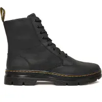Dr. Martens Bottes à lacets 'Combs' jaune / noir
