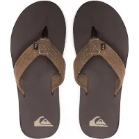 Quiksilver Tongs 'Carver' marron