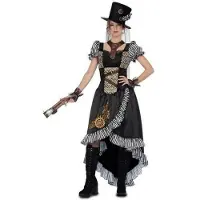 MOM Steampunk Woman Costume Marron S Enfants