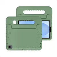 IMoshion Coque kidsproof avec poignée Samsung Galaxy Tab A11 / A9 8.7 pouces - Olive Green