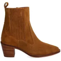 Alpe pour femme. 258111 Bottines en cuir Nevada marron (41), 3 à 5 cm, Aucun, Casuel