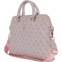 GUESS 4G Zipper Pocket Triangle Logo 15 Bag Pink