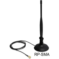 DeLOCK Antenne WiFi Modem - Antenne de routeur - 4 dBi - Omni-directionnelle