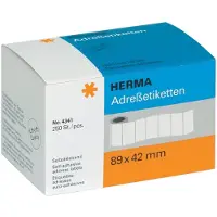Herma Étiquettes d'adresse pour machines à écrire