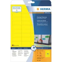 Herma Special - Papier - mat - auto-adhésif permanent - jaune - 45.7 x 21.2 mm 960 étiquette(s) (20 feuille(s) x 48) étiquettes