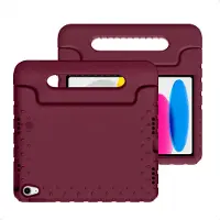 IMoshion Coque kidsproof avec poignée pour Apple iPad 11 (2025) 11 pouces A16 / iPad 10 (2022) 10.9 pouces - Velvet Plum