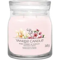 Yankee candle Pink Cherry & Vanilla bougie parfumée Signature 368 g