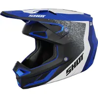 Shot Race Gear Speed Hybrid Off-road Helmet Bleu L