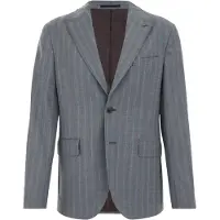 Van Gils Veste de costume marron / gris clair / gris foncé
