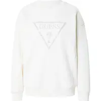 GUESS pour femme. W6RQ16KB681 Sweat-shirt beige Triange CN Studs (S), Casuel, Coton