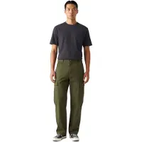 Levi's Pantalon cargo pour homme, coupe droite, 100 % coton, vert olive, réf. A7364-0036