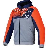 Alpinestars MM93 Chrome V2 Sport Motorrad Zip Hoodie, XL