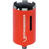 Rothenberger Couronne diamantée DX High Speed Dry M16 Ø 112 mm Longueur 150 mm Nombre de segments 7