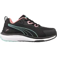 Puma Chaussures de sécurité Motion Celerity Knit S1PS bleu/coral pour femmes , conformes à la norme EN ISO 20345:2022 S1PS ESD HRO SR taille 41