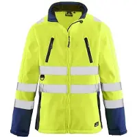 4PROTECT® Veste Softshell haute visibilité 4PROTECT PITTSBURGH jaune vif/navy S (S)
