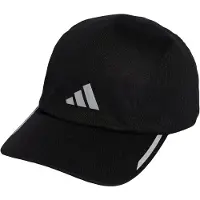 Adidas Casquette de sport 'RUNNING MESH 4 PANEL CAP' gris argenté / noir